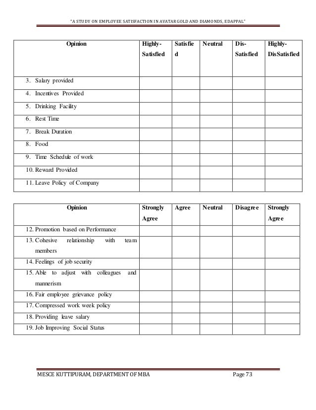 job satisfaction project review of literature job satisfaction project review of literature