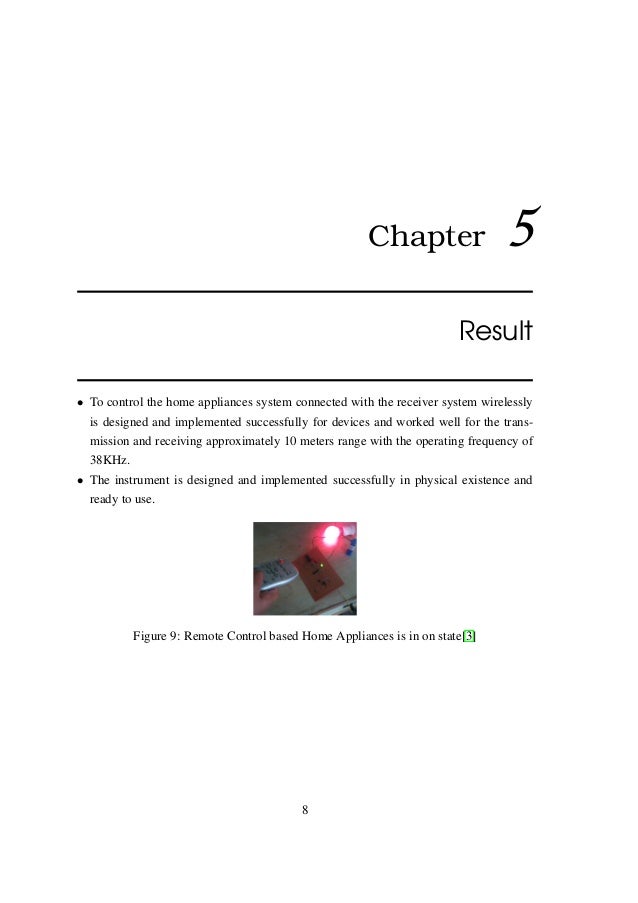 Remote control home appliances project pdf Remote control home appliances project pdf