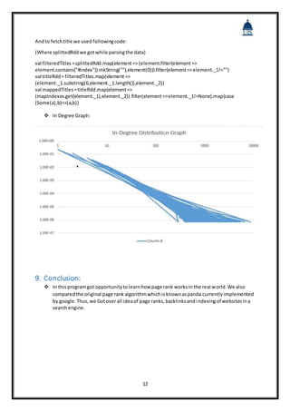 Big data analytics project report | DOCX