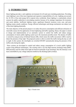 smart street light projet | PDF