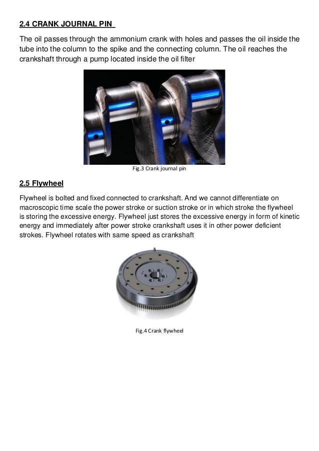 Crankshaft Manufacturing Project report