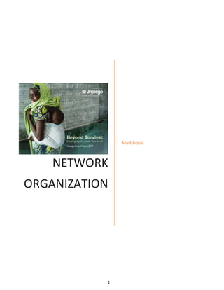 1
NETWORK
ORGANIZATION
Anvit Goyal
 