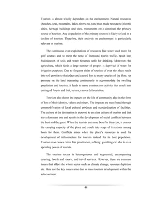 Environmental Impact of Tourism PDF | PDF