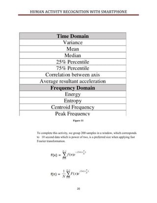 Human Activity Recognition using Smartphone's sensor | PDF