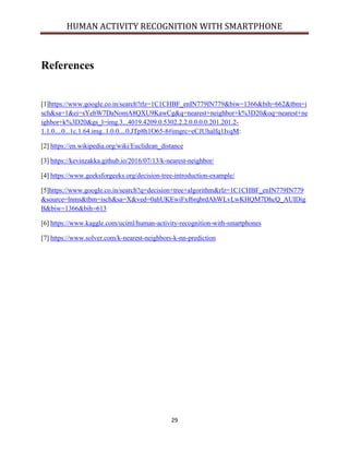 Human Activity Recognition using Smartphone's sensor | PDF