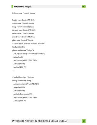 internship Project report | PDF