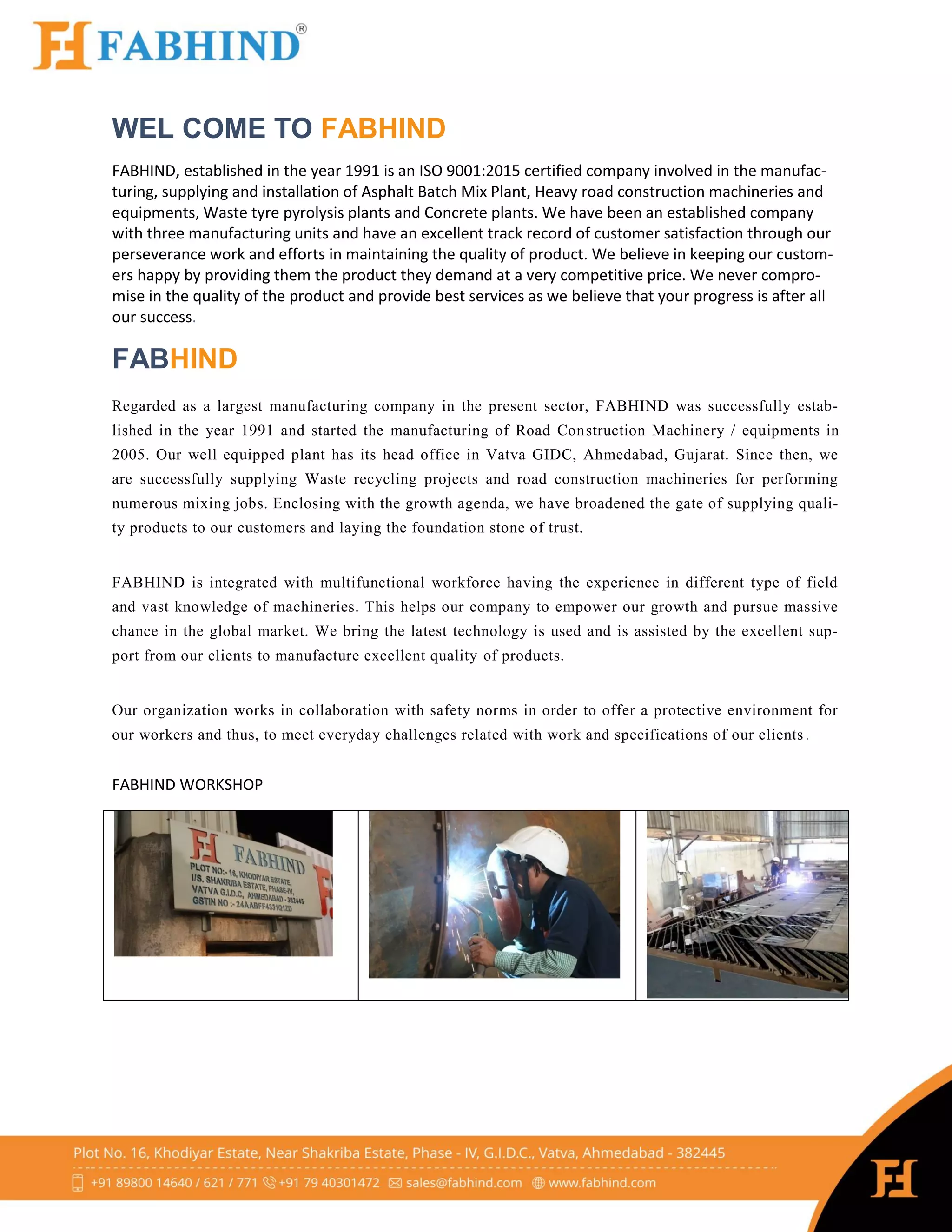 Project report FAB HIND | PDF | Free Download