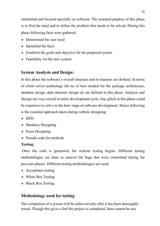collage website report to programming code | PDF