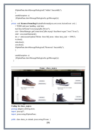 Clothing Store and Management System | DOC
