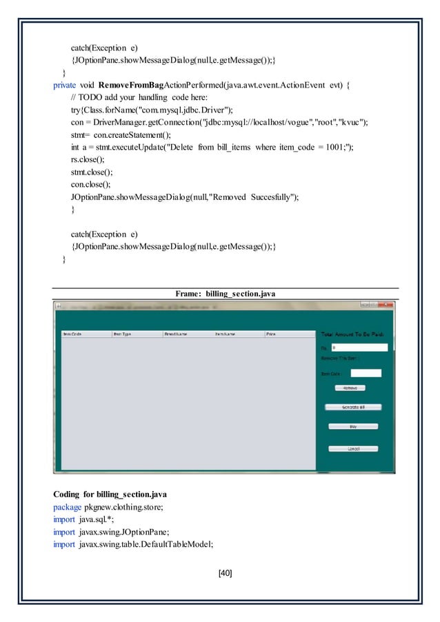 Clothing Store and Management System | PDF