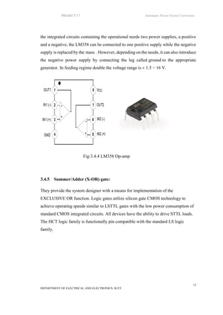 automatic power factor correction report | PDF