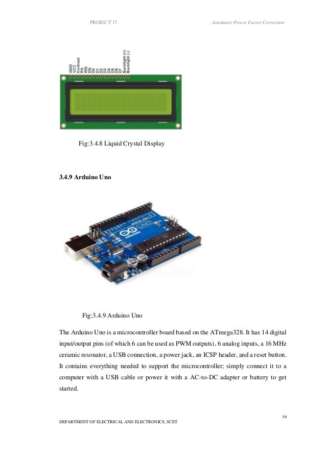 Automatic Power Factor Correction Report