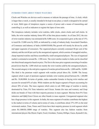 Project report “a comparative study of consumer behavior comparison ...