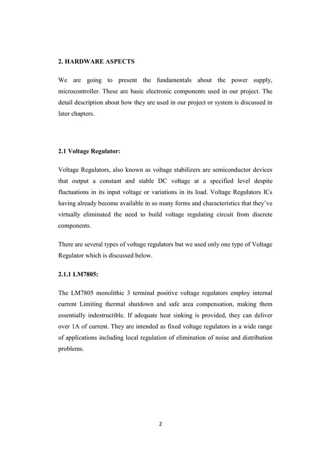 Minor Project Report Automatic Door Control System PDF