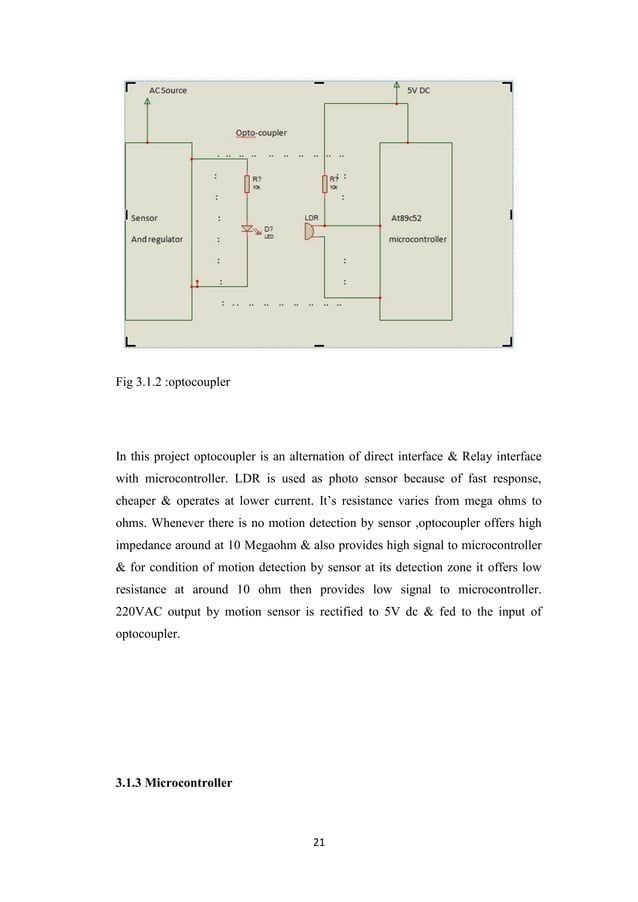 Minor Project Report Automatic Door Control System PDF