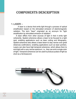 Laser Security System Project report | PDF
