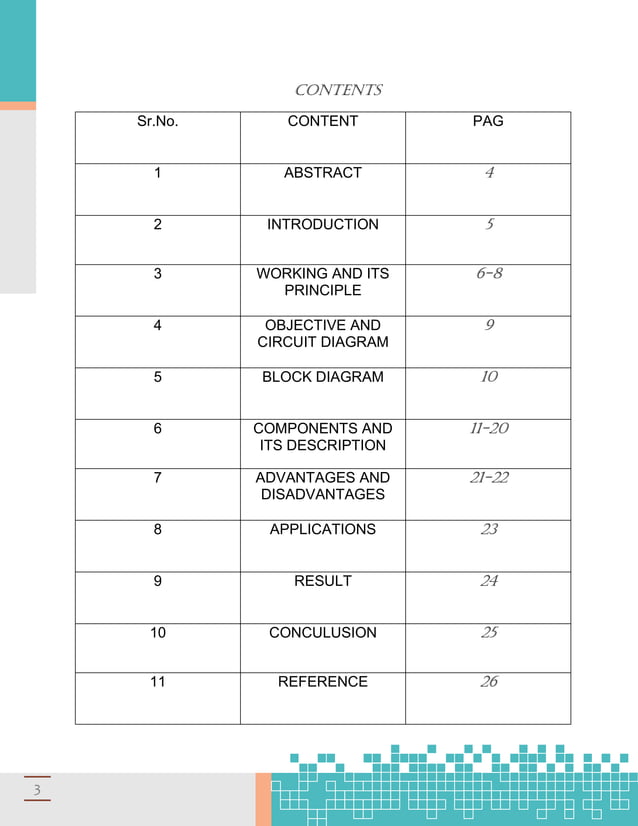 Laser Security System Project report