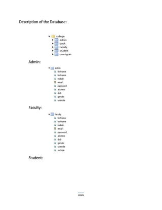 Project report college information management system on Advanced Java | PDF