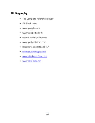 Project report college information management system on Advanced Java | PDF