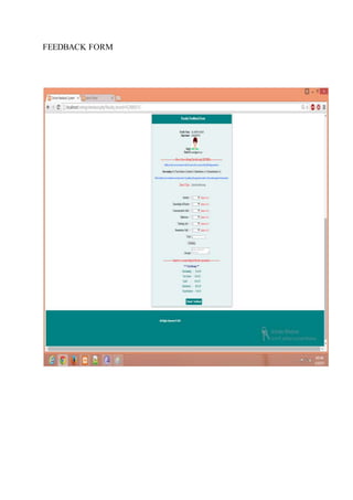 FEEDBACK FORM
 