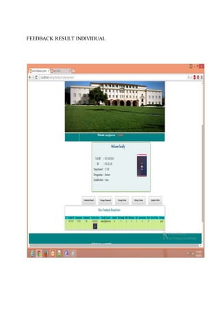 FEEDBACK RESULT INDIVIDUAL
 
