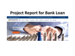 Project Report for Bank Loan
 