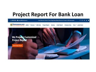Project Report For Bank Loan
 