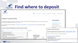 Find where to deposit
5
 