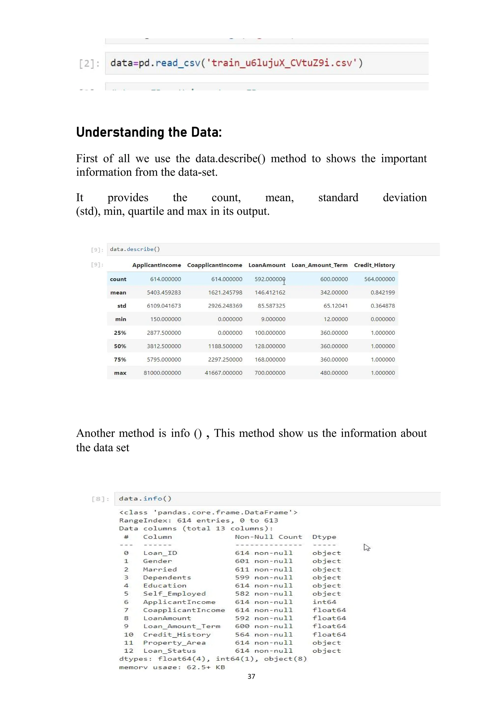 Loan Prediction System Using Machine Learning Algorithms Project Report ...