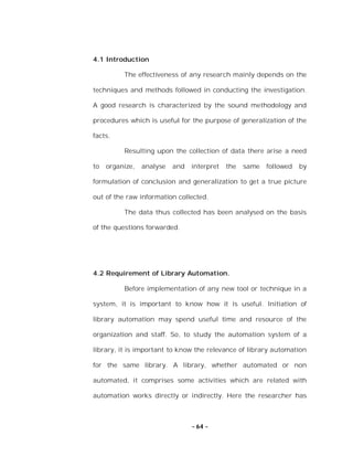 LIBRARY AUTOMATION IN KENDRIYA VIDYALAYA