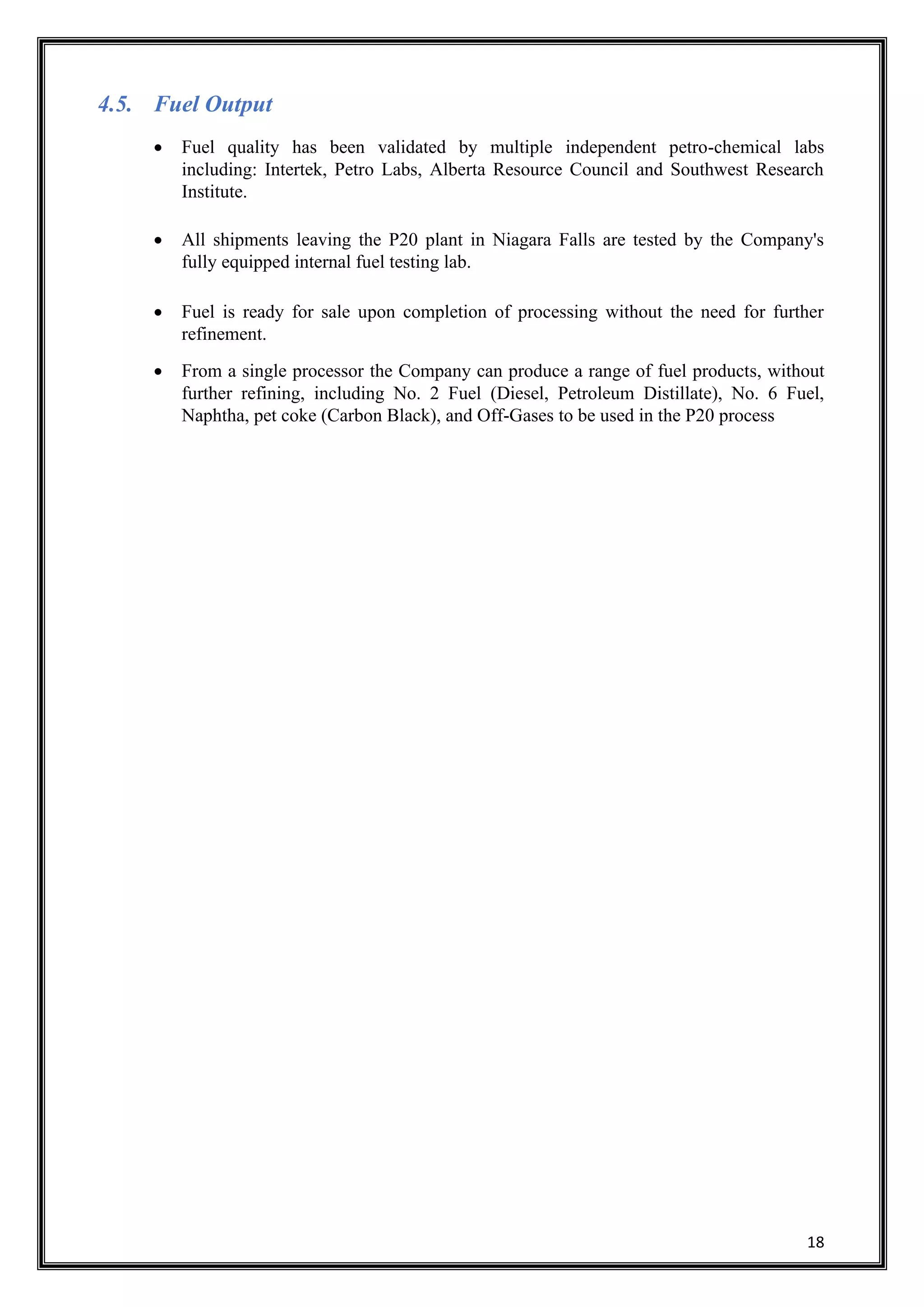 Project report of (biodiesel extraction from waste plastic) | PDF