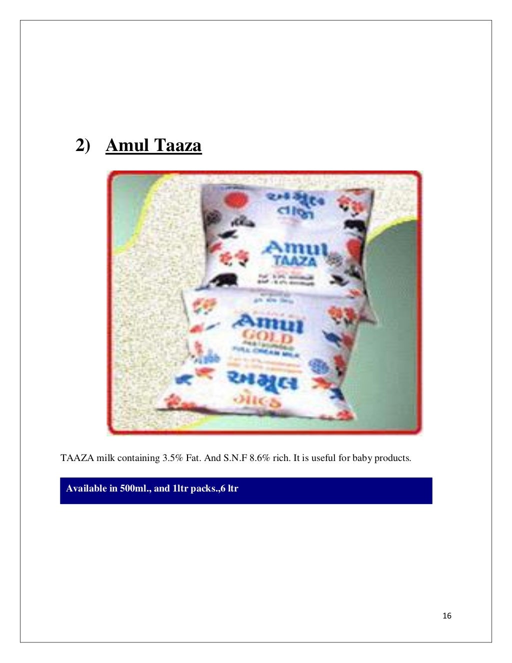 Amul supply chain management
