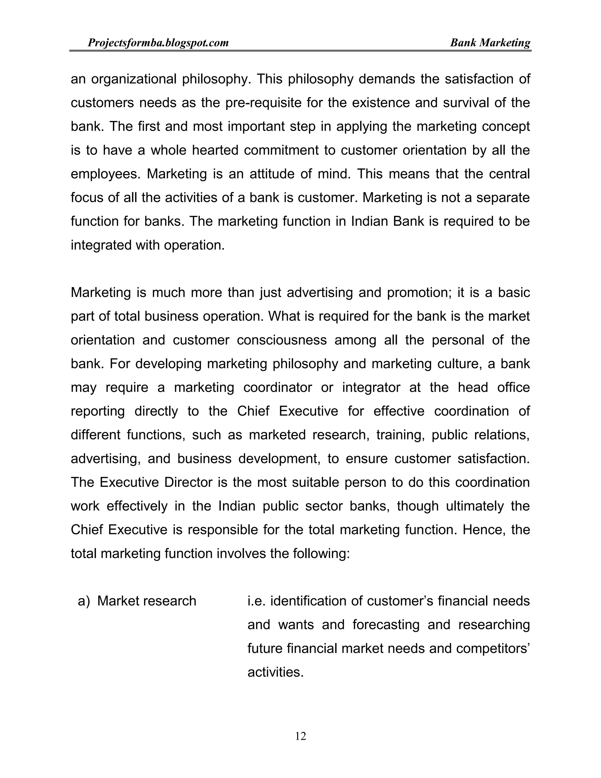 Project report on bank marketing