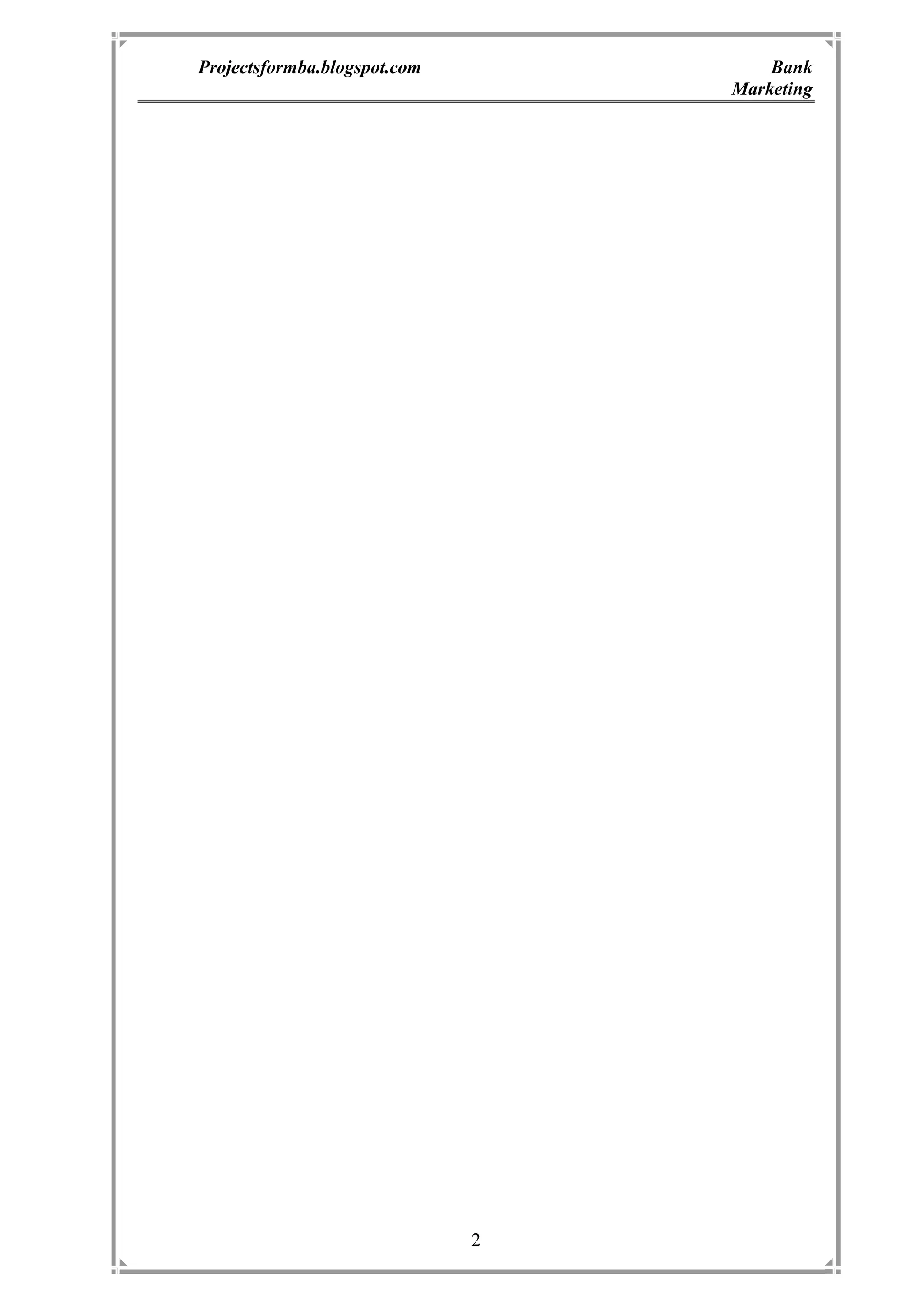 Project report on bank marketing