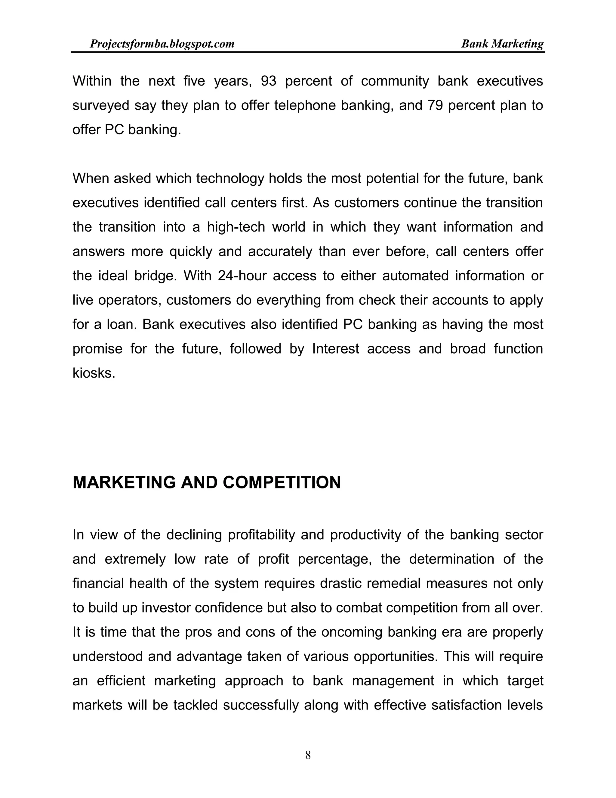 Project report on bank marketing