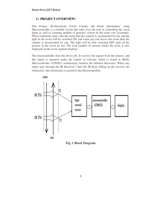 Ir based home automation project report Ir based home automation project report