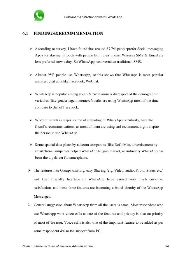 Term paper on customer satisfaction