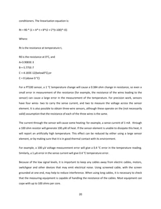Project report on design and fabrication of temperature measurement ...