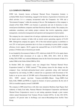 Project Report on Financial Analysis by Nirbhay Kumar, MBA - 3rd Sem ...
