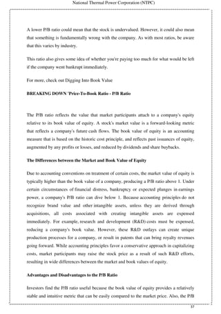 Project Report on Financial Analysis by Nirbhay Kumar, MBA - 3rd Sem ...