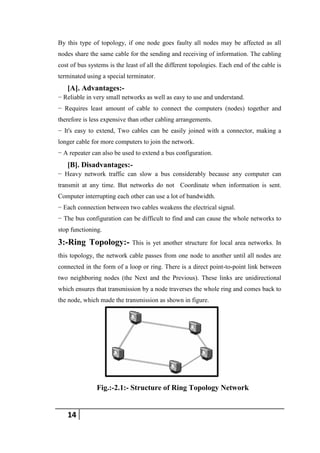 Computer Topology Types Project.pdf Project report on mesh hybrid topology network vision | PDF