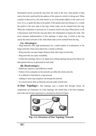 Topology Report Example Project report on mesh hybrid topology network vision | PDF