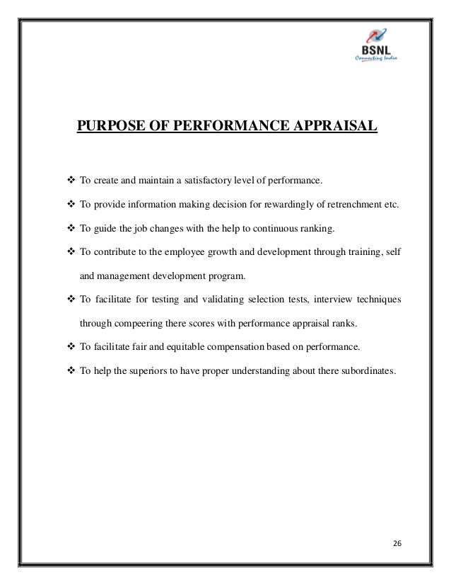 Developing performance appraisal system essay