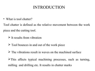 Project report on simulink analysis of tool chtter vibration on lathe ...