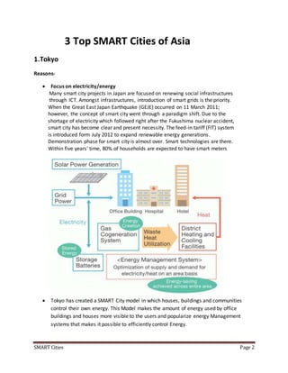 Smart City Development Project Report Project Report on Indian Smart Cities & Smart Education | DOCX