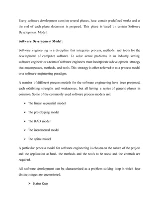 Project report on blogs | DOCX