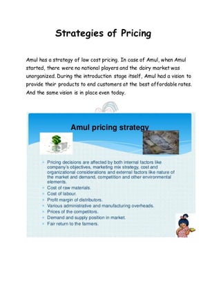 Amul Project report pppp | DOCX