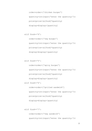 An Online Food Ordering Service | PDF