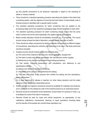C TA - standard operating procedures | PDF