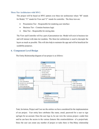 Project Management - Web Application Report | PDF